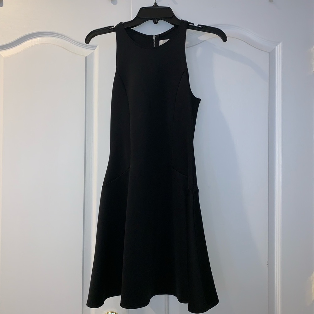 Abercrombie & Fitch Neoprene Fit Flare Mini Dress